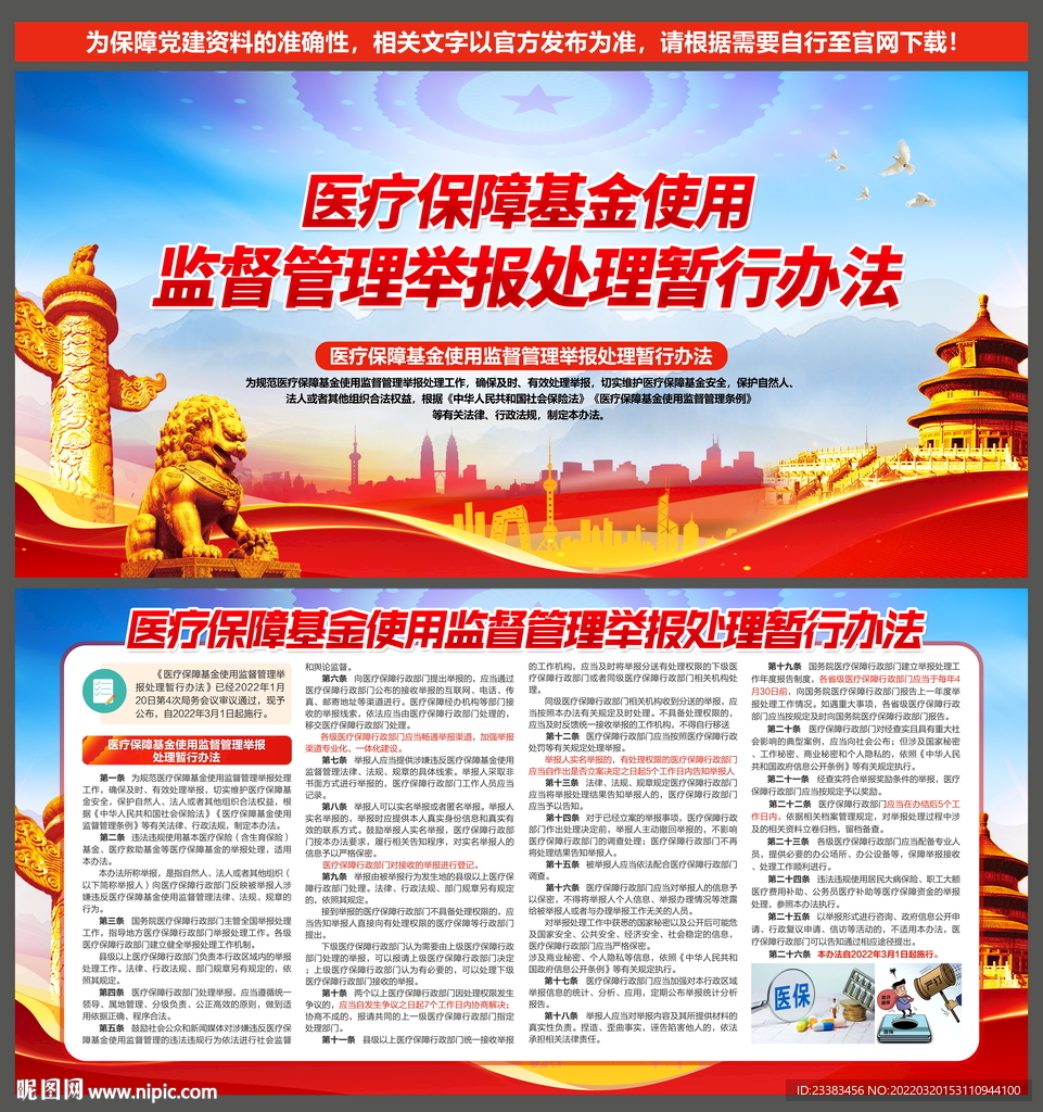 医保基金管理举报处理暂行办法
