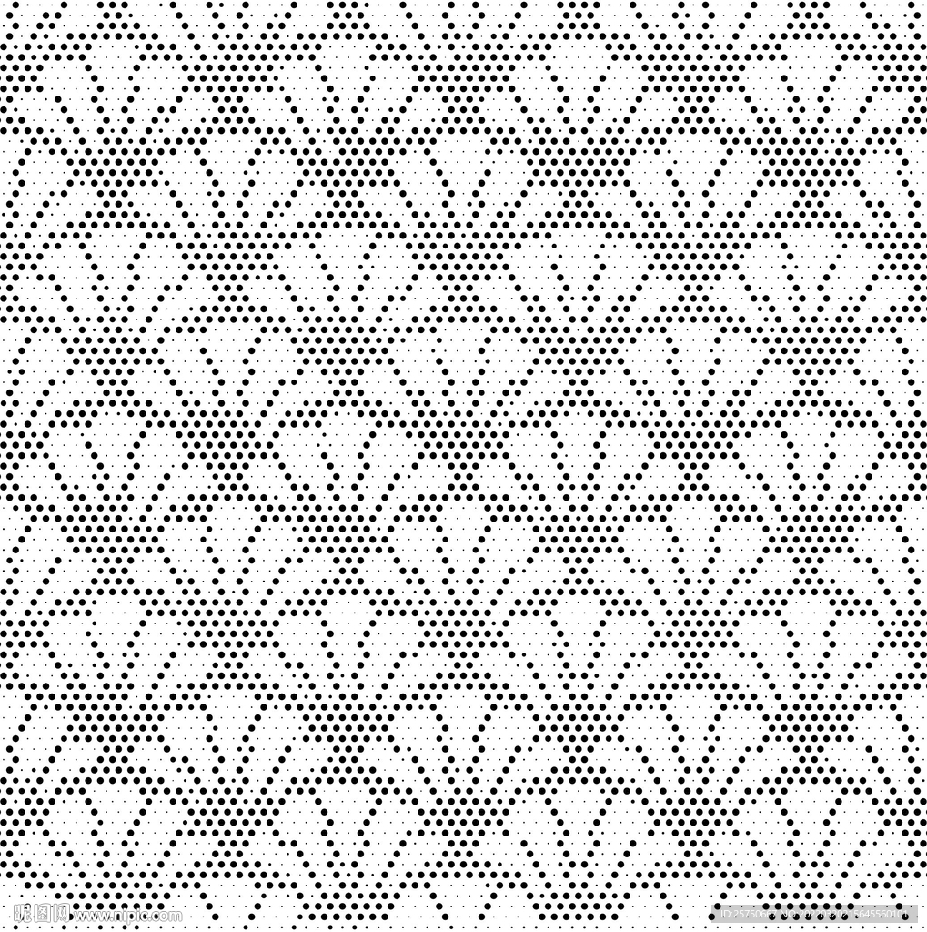 点阵花纹