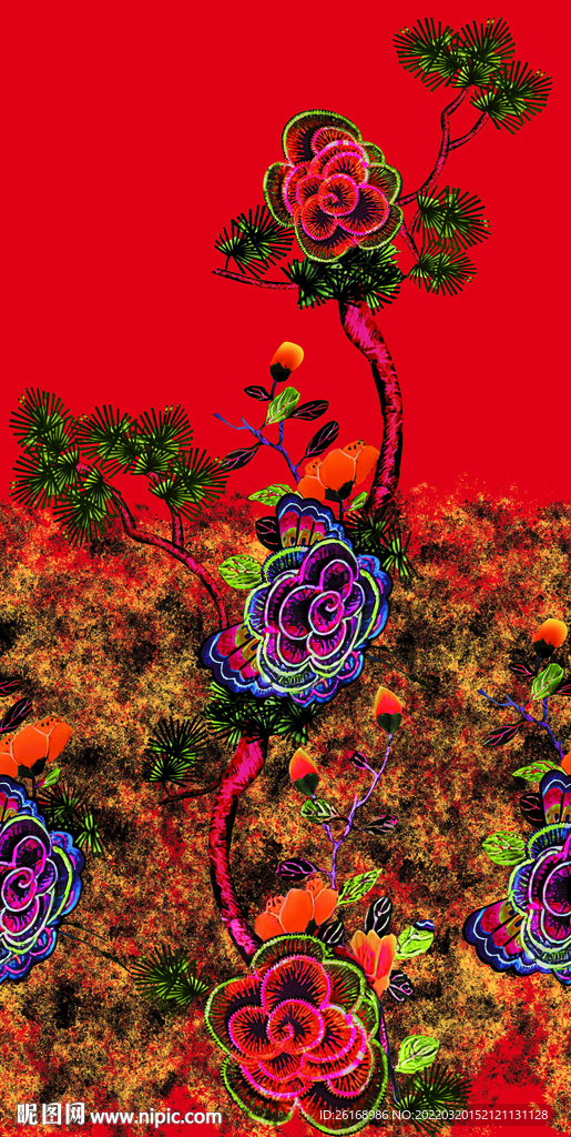 定位花