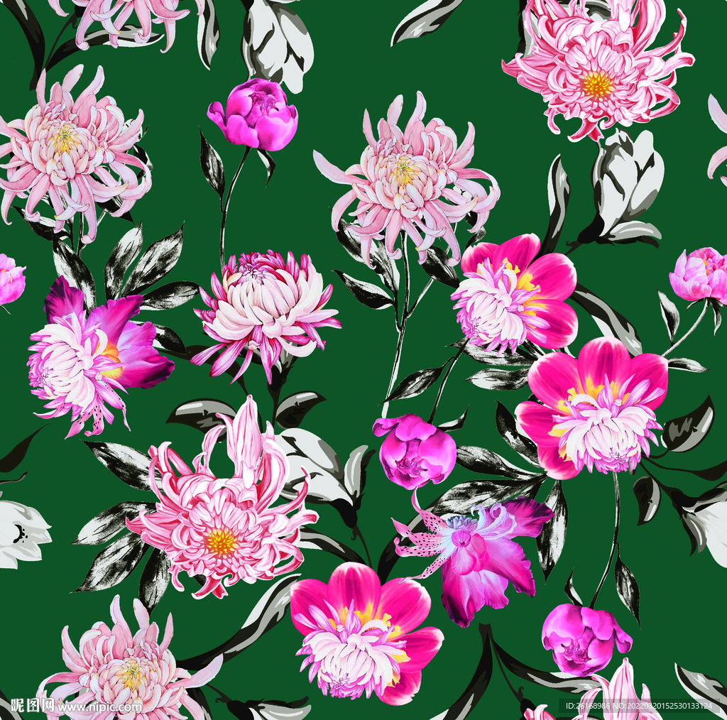 手绘花