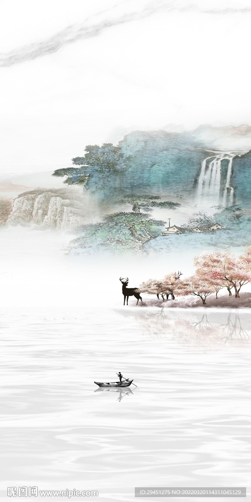 别墅人气简约玄关 tif分层