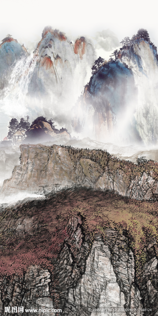 大气 高清现代玄关 tif分层