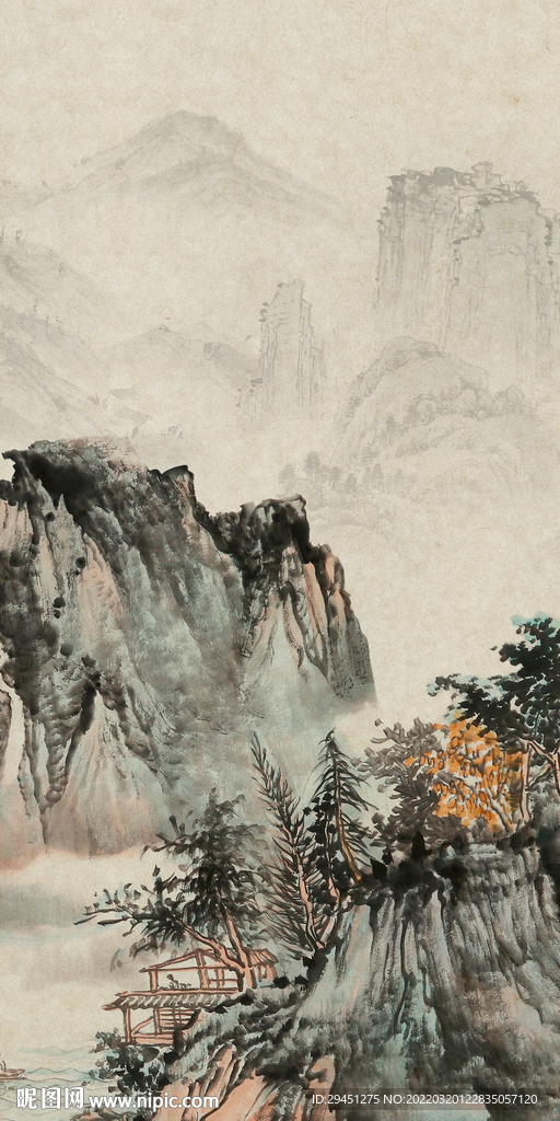 中国风高清最新玄关 tif分层