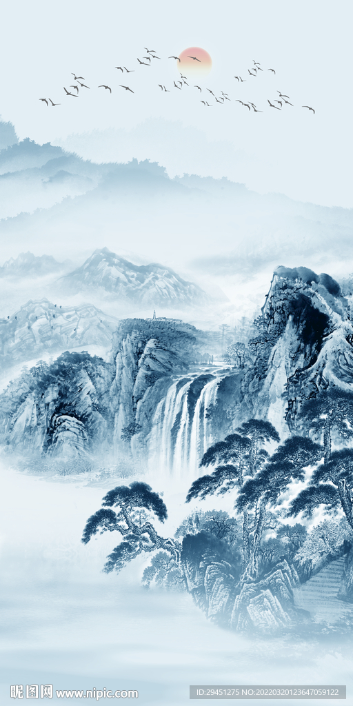 中式高清最新玄关 tif分层