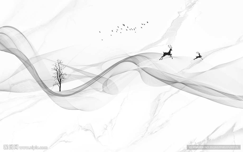 爵士白电视背景 tif分层