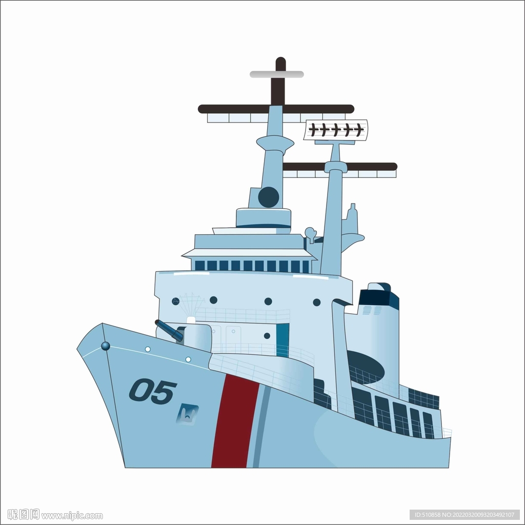 舰艇 动画版图片