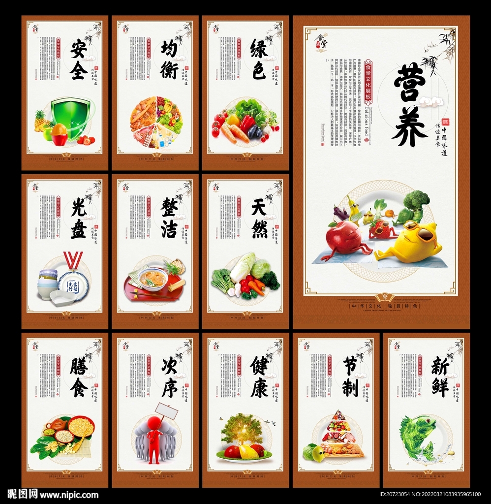 食堂标语