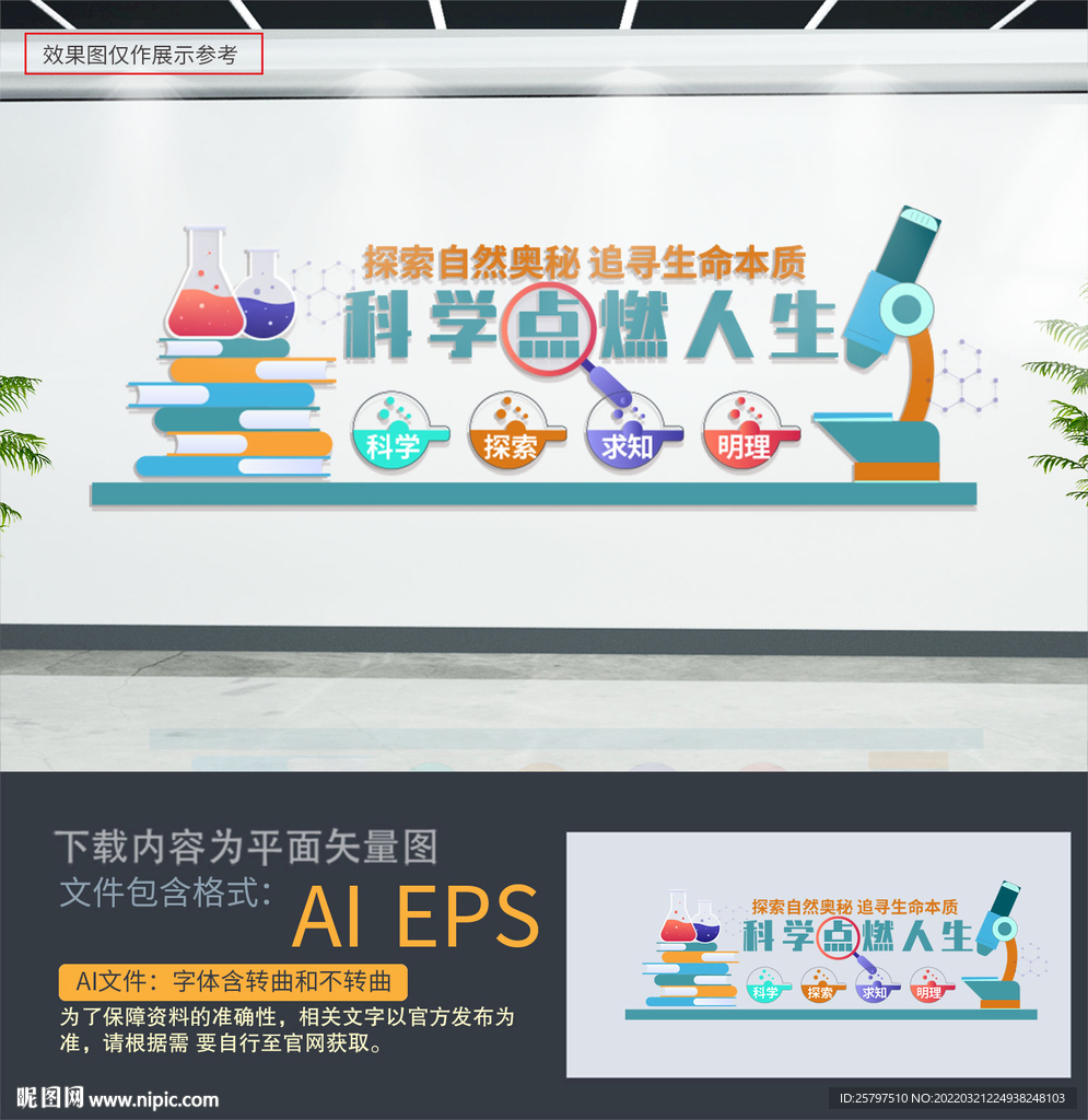 化学实验室文化墙