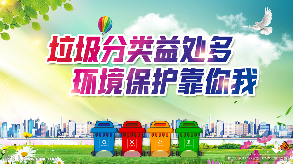 垃圾分类益处多环境保护靠你我