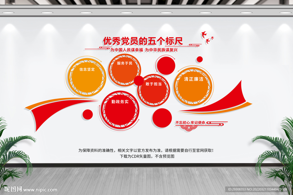 优秀党员的五个标尺