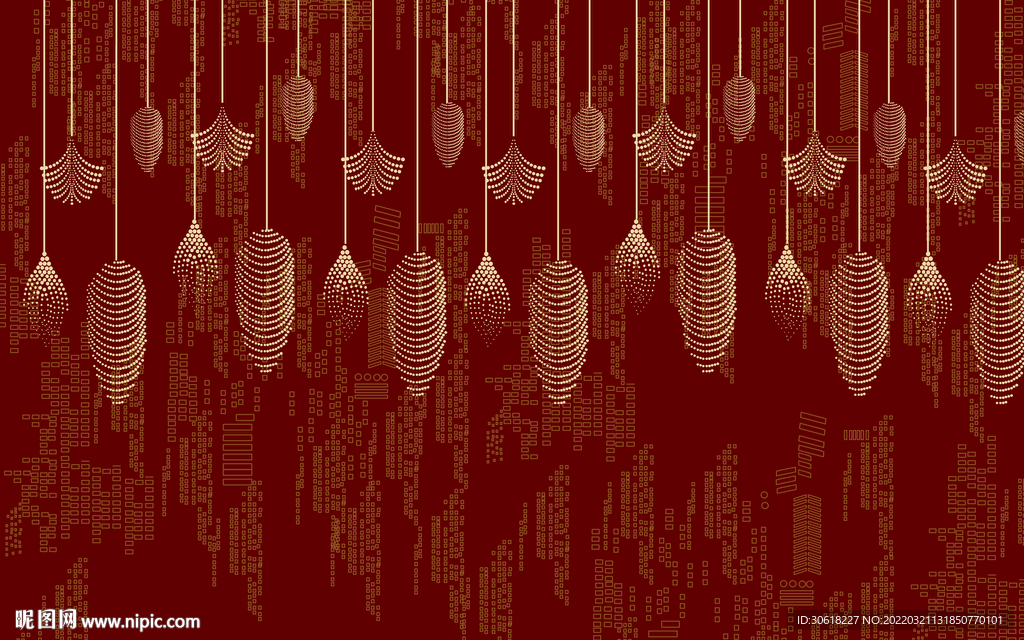 现代电视背景墙 