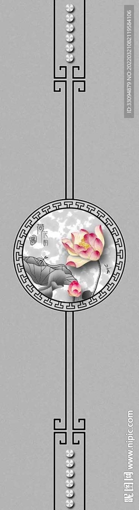 高清分层平开门打印图