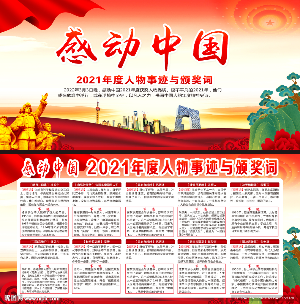 感动中国2021年度人物