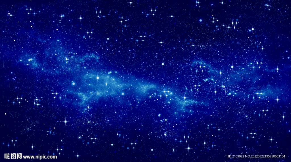 蓝色星空  