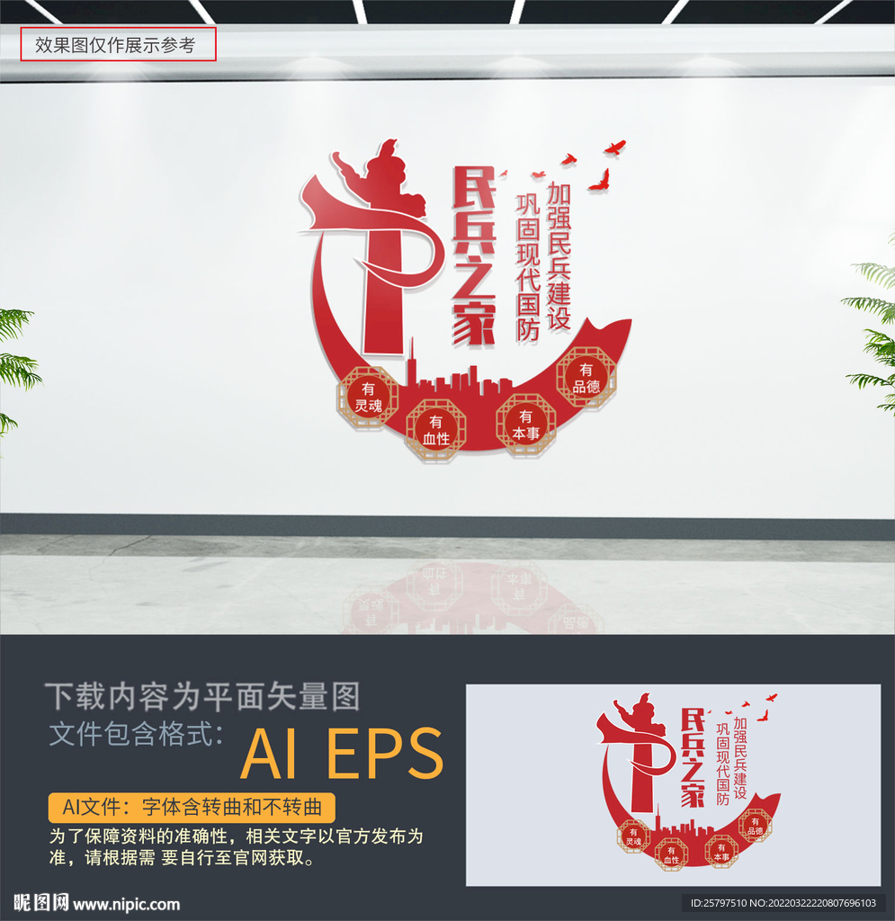 民防民兵文化墙