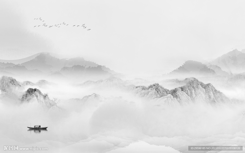 客厅灰色新品山水 TIF分层