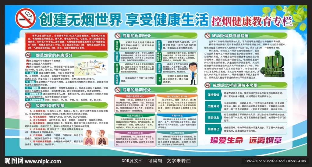 控烟宣传栏