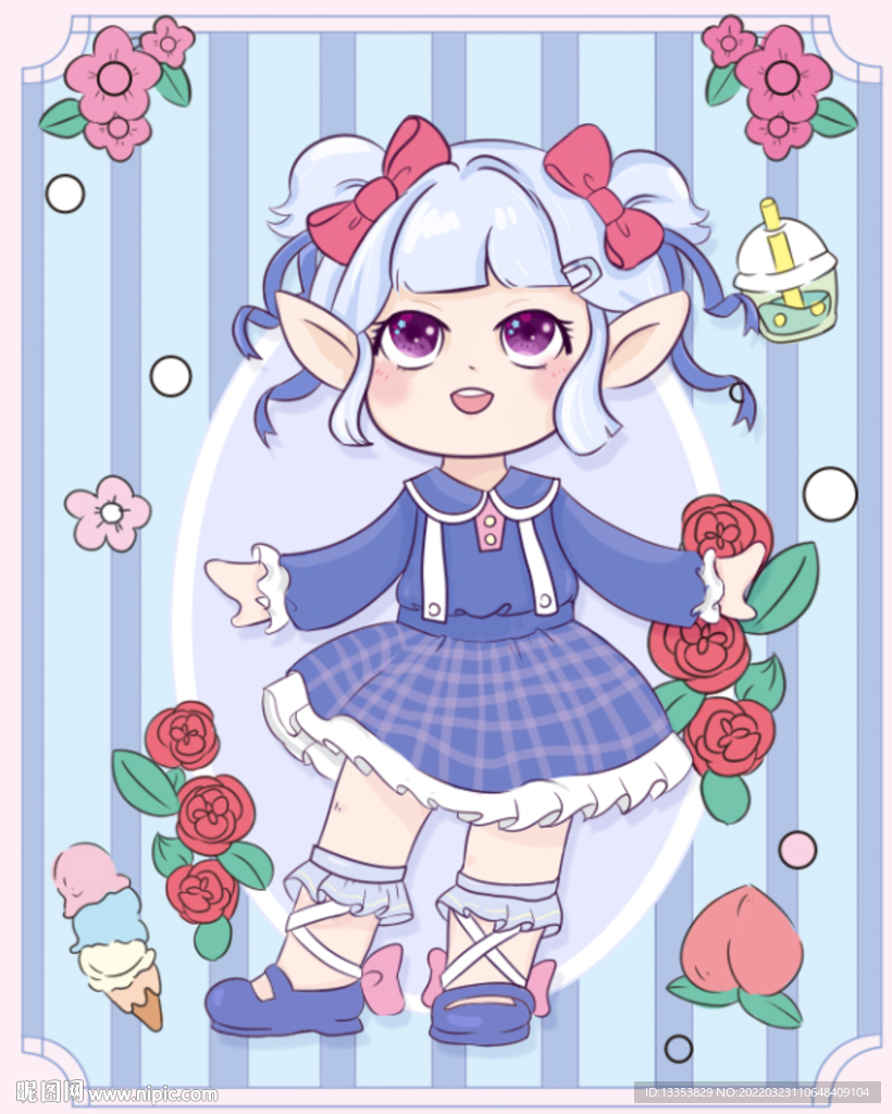 插画女孩