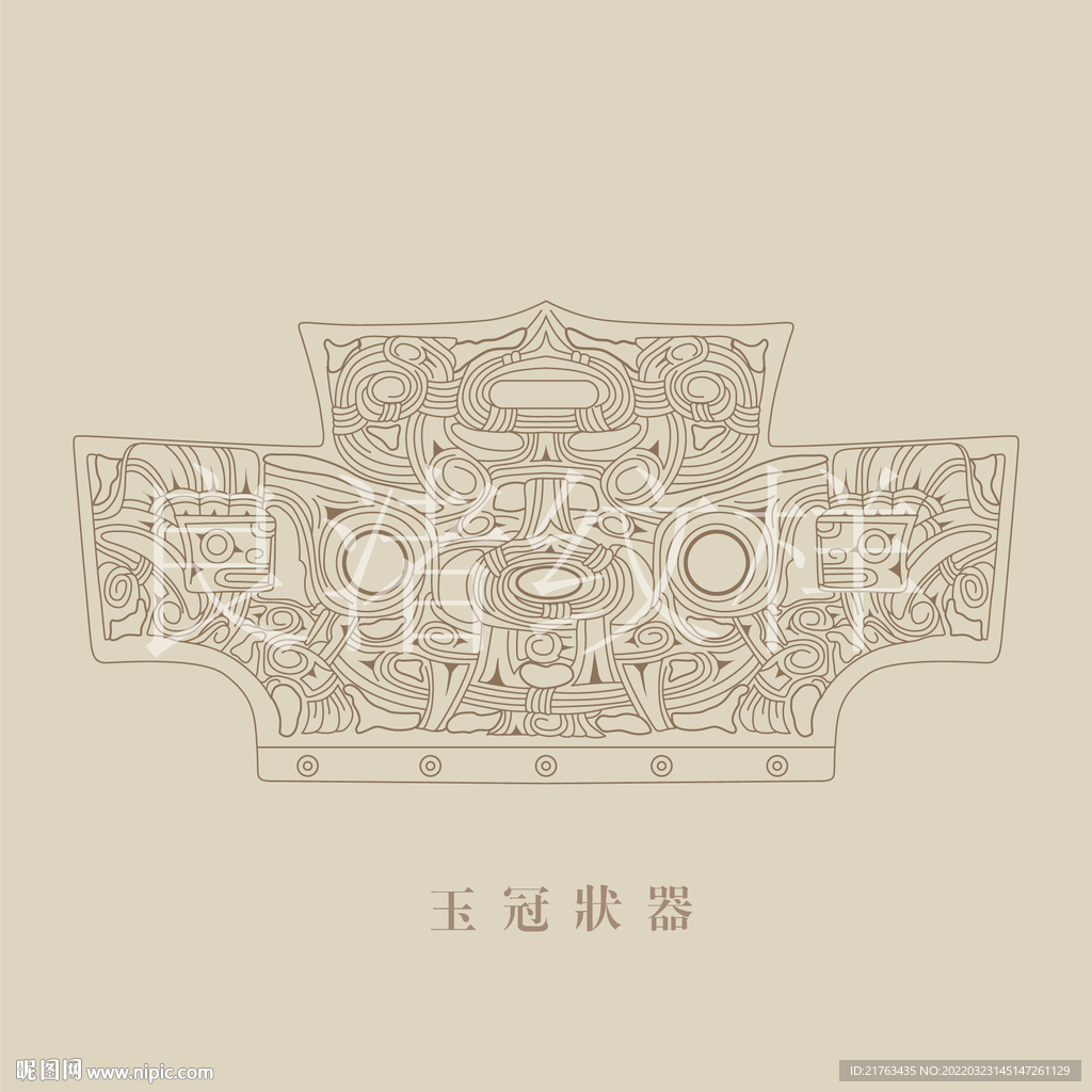 良渚玉冠