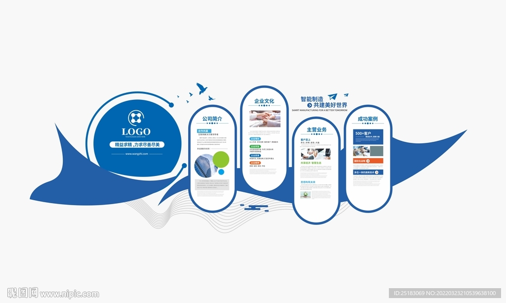 企業文化牆圖片