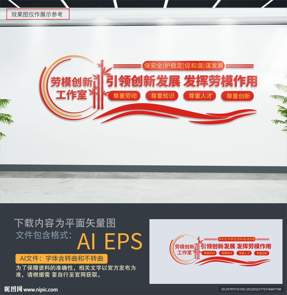 劳模创新工作室展板