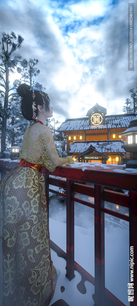 夜店 酒吧 C4D 海报