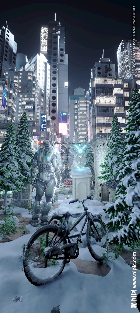 夜店 酒吧 C4D海报