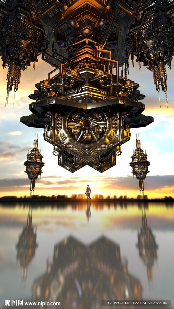 C4D海报 酒吧海报