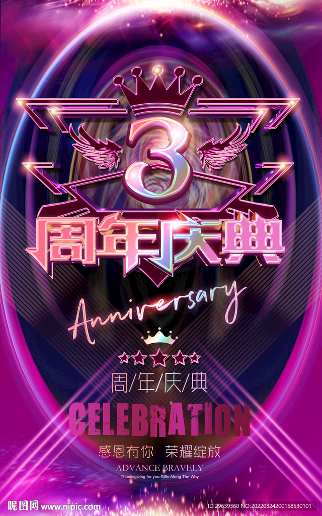 3周年