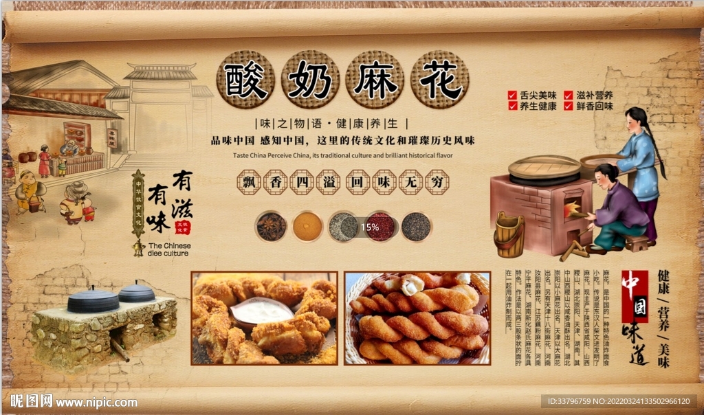 酸奶麻花背景墙