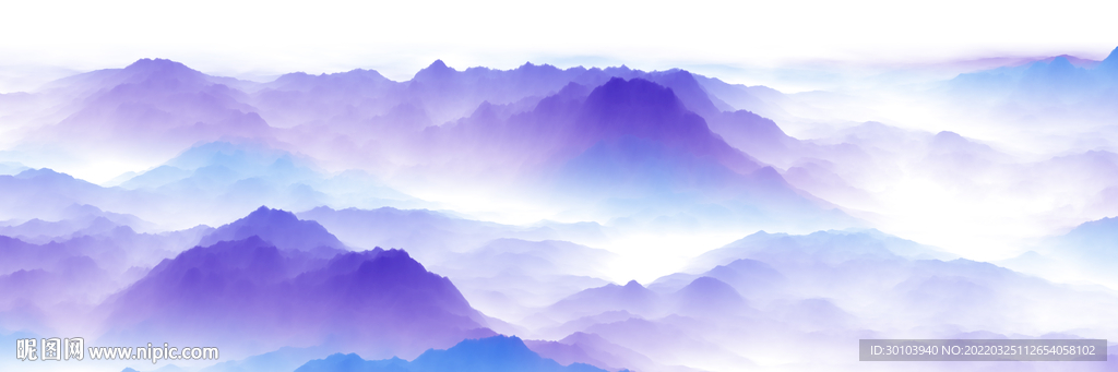 水墨山水图