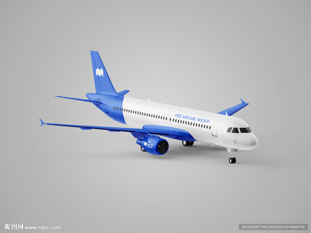 飞机机身样机飞机模型效果