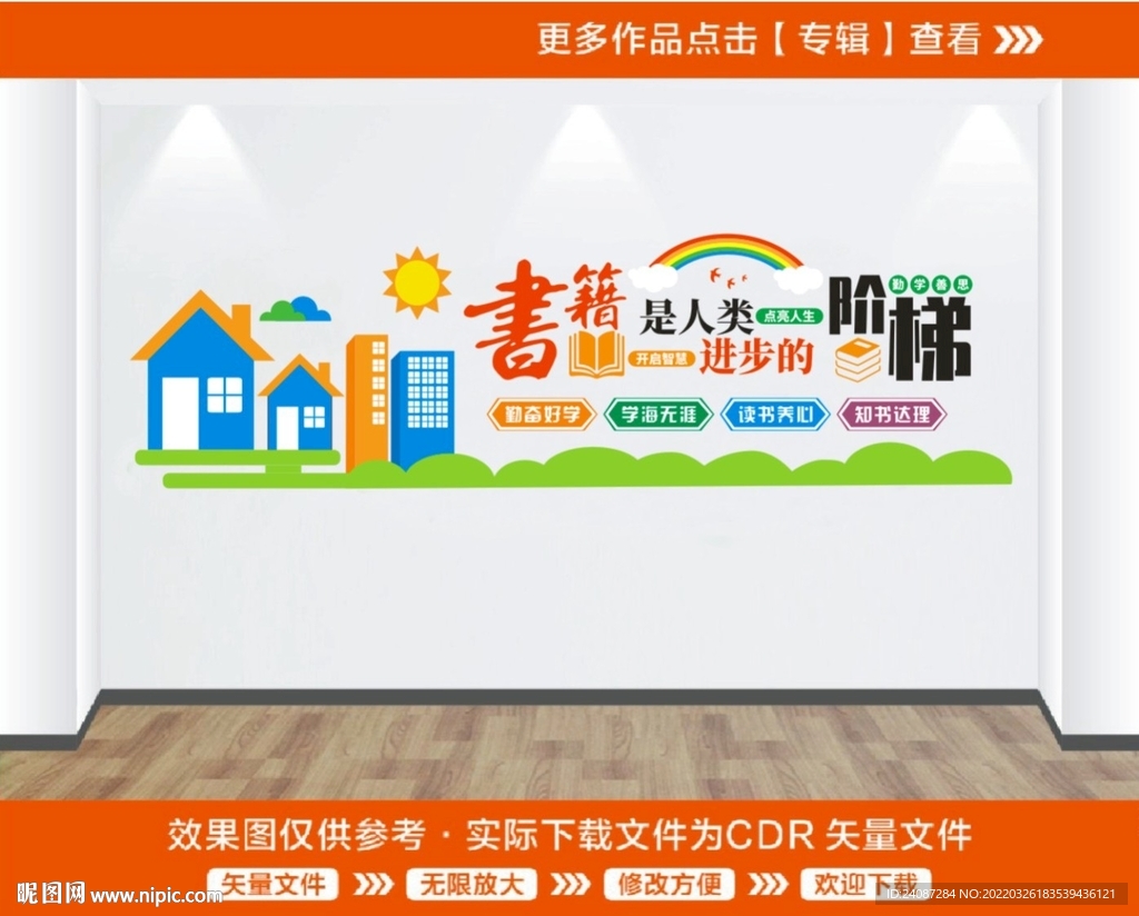 图书室文化墙