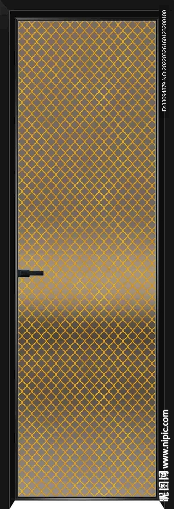 高清分层透明底彩釉玻璃门打印图