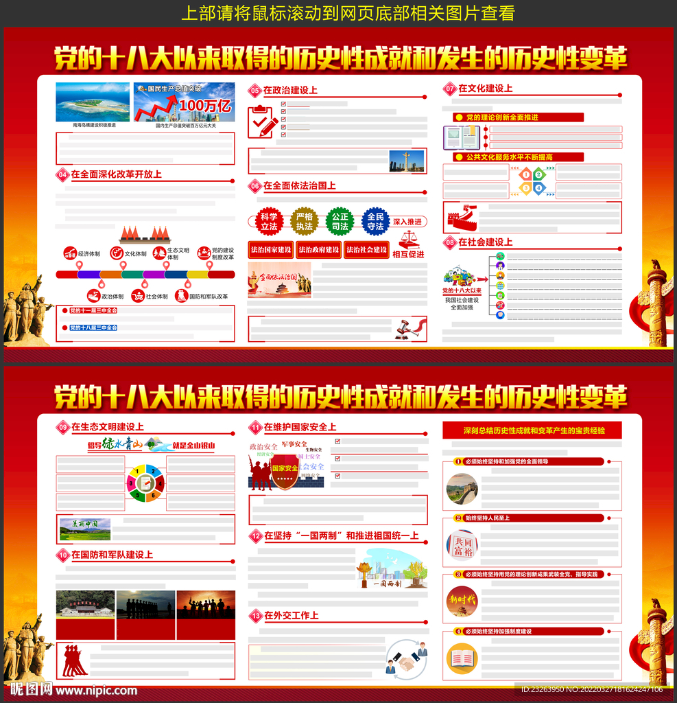 十八大以来历史性成就历史性变革