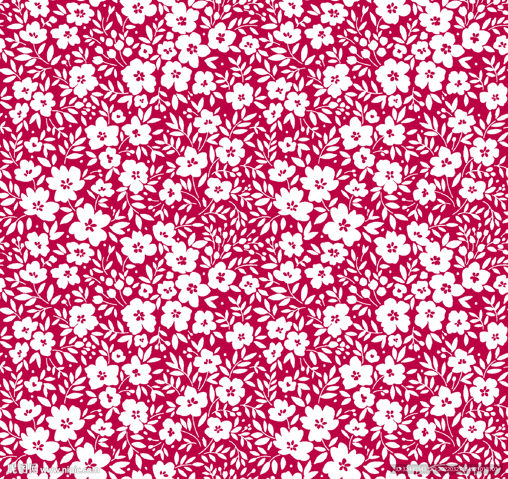 大牌  小碎花  手绘花   