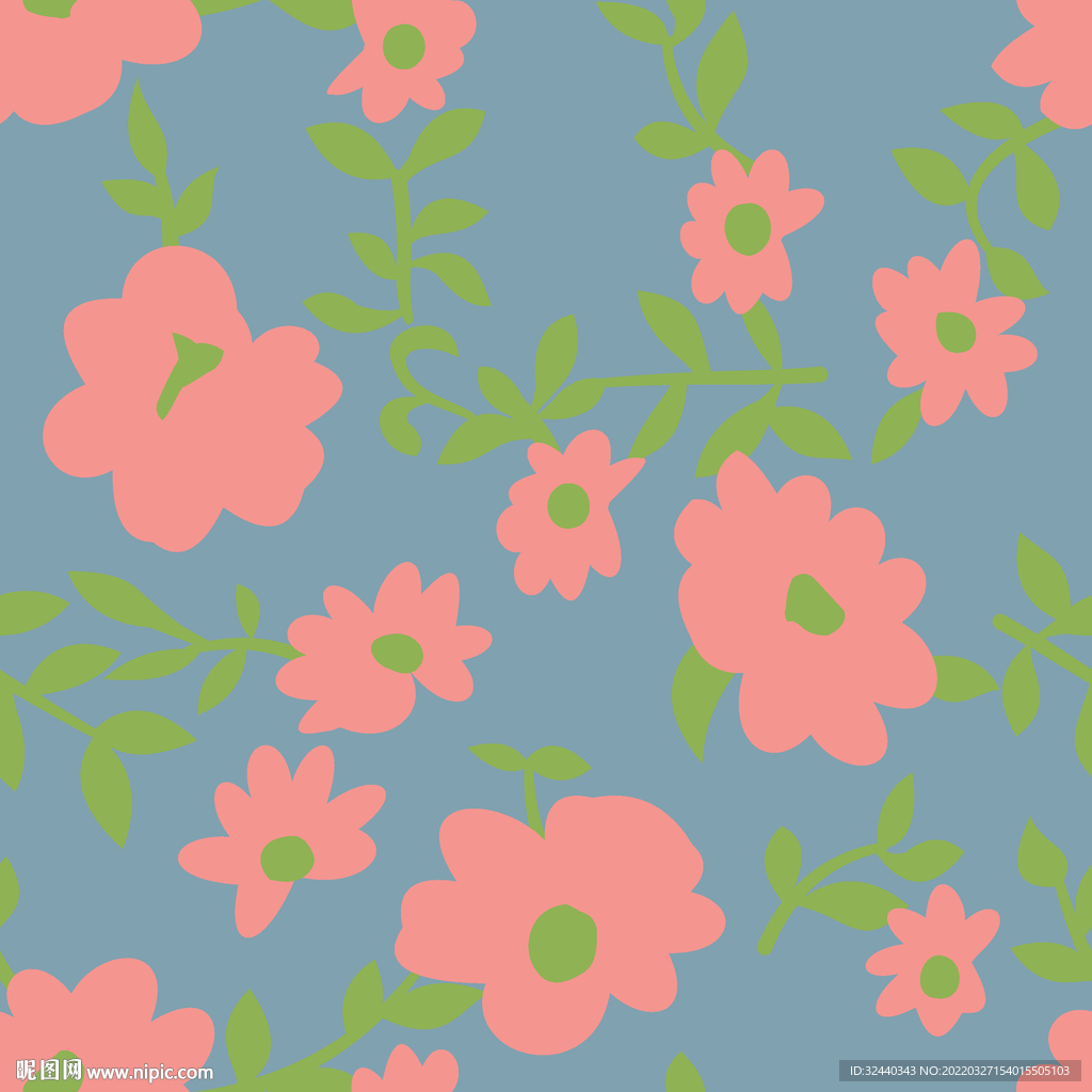 大牌  小碎花   手绘花  