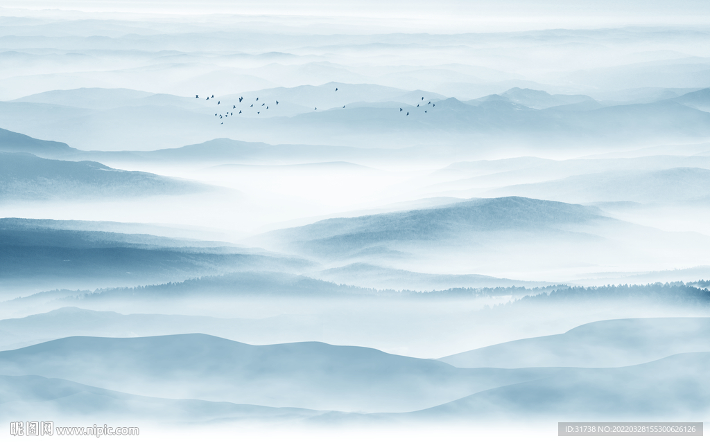 水墨山水画
