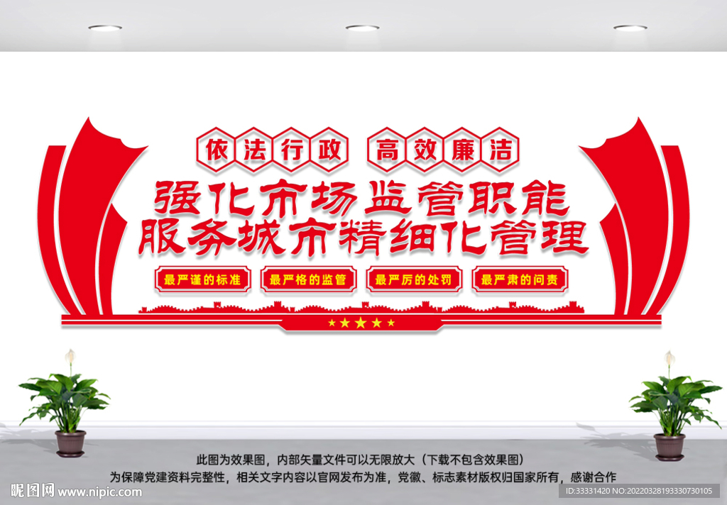 市场监管文化墙