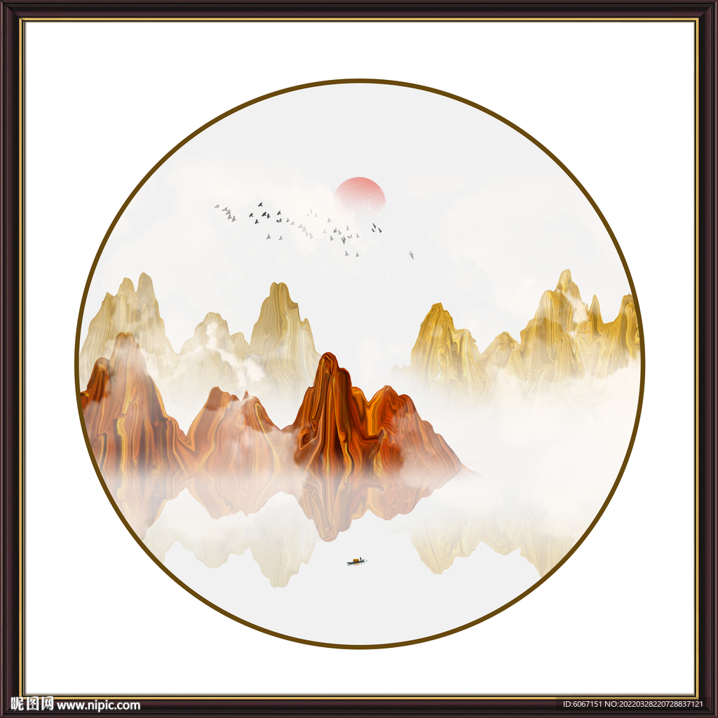 圆形装饰画