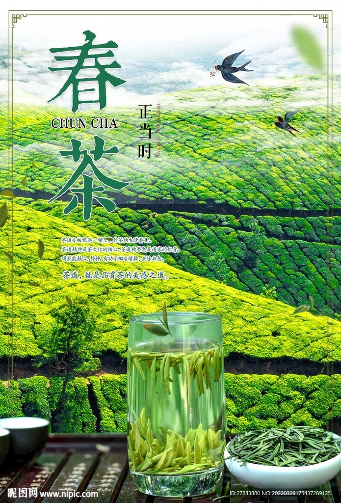 春茶上市 茶叶海报