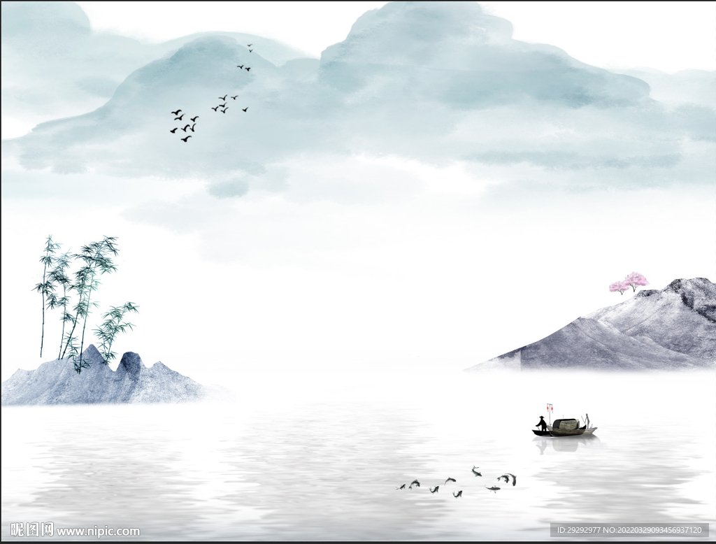 新中式意境山水