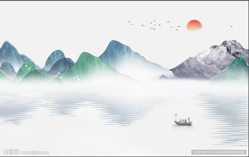 新中式意境山水