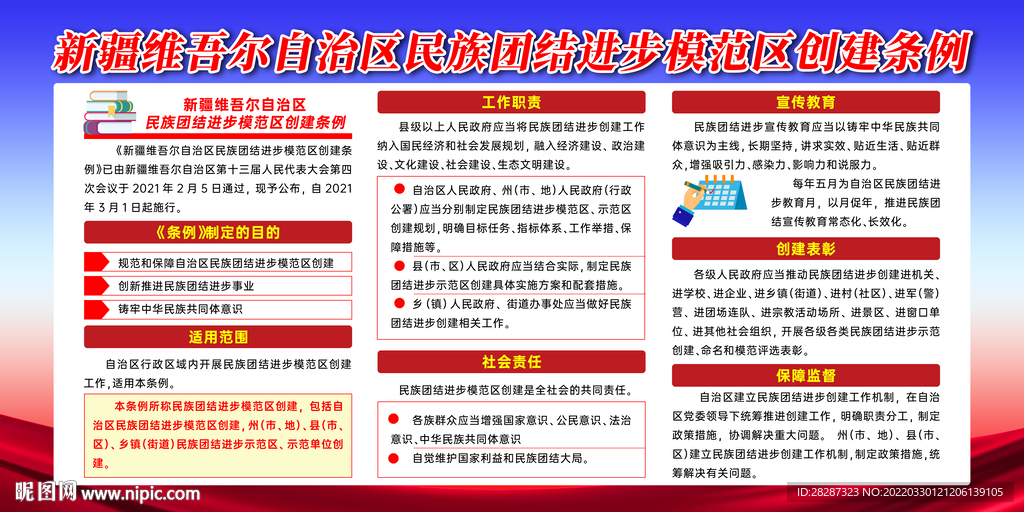 民族团结进步模范区创建条例
