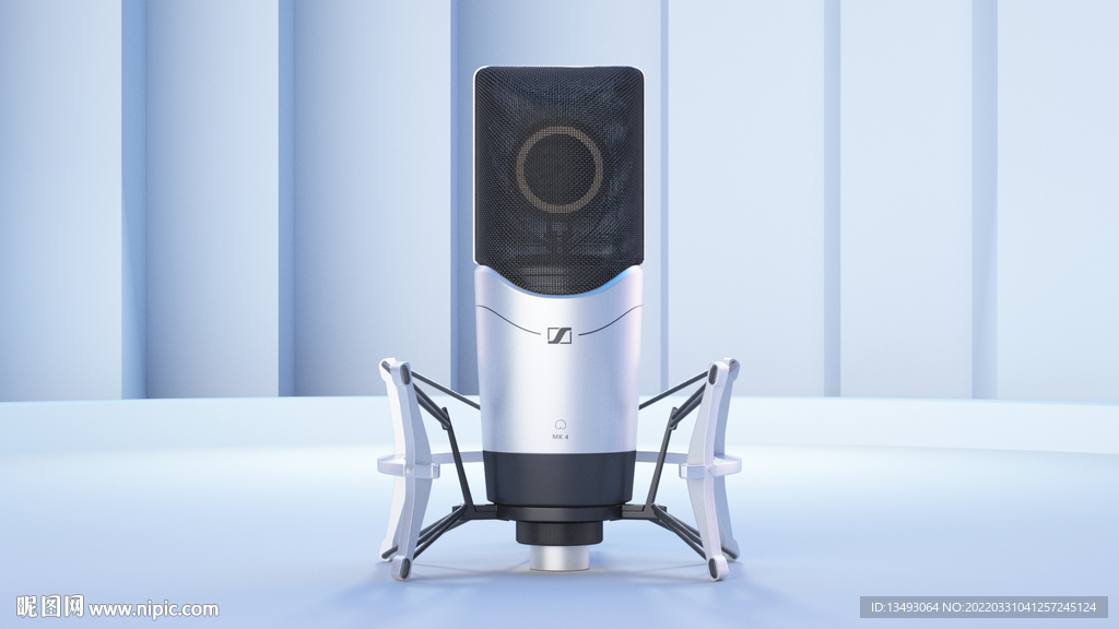 话筒麦克风电脑电容式录音麦克风