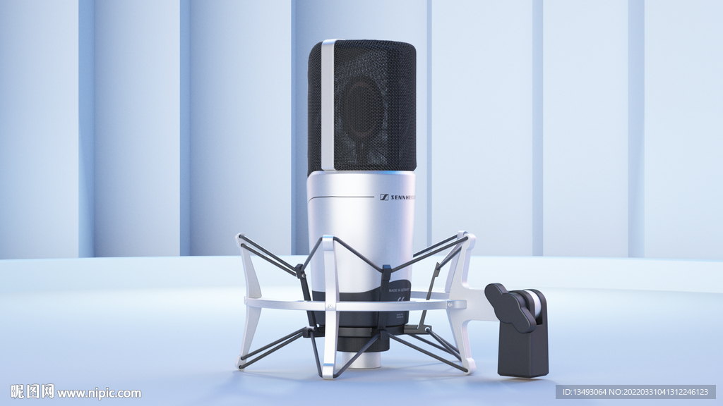 话筒麦克风电脑电容式录音麦克风