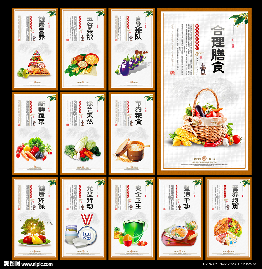 食堂文化展板
