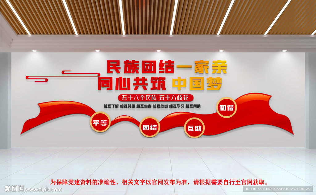民族团结文化墙