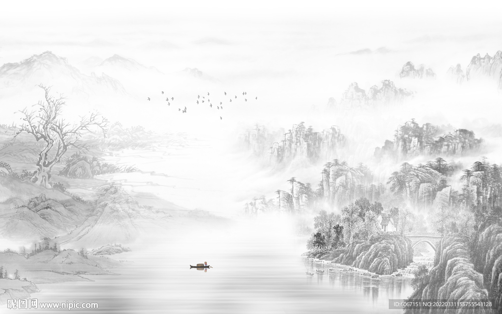 水墨江南