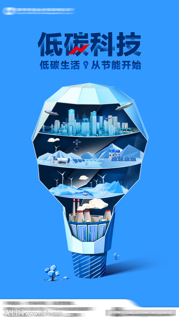 低碳海报